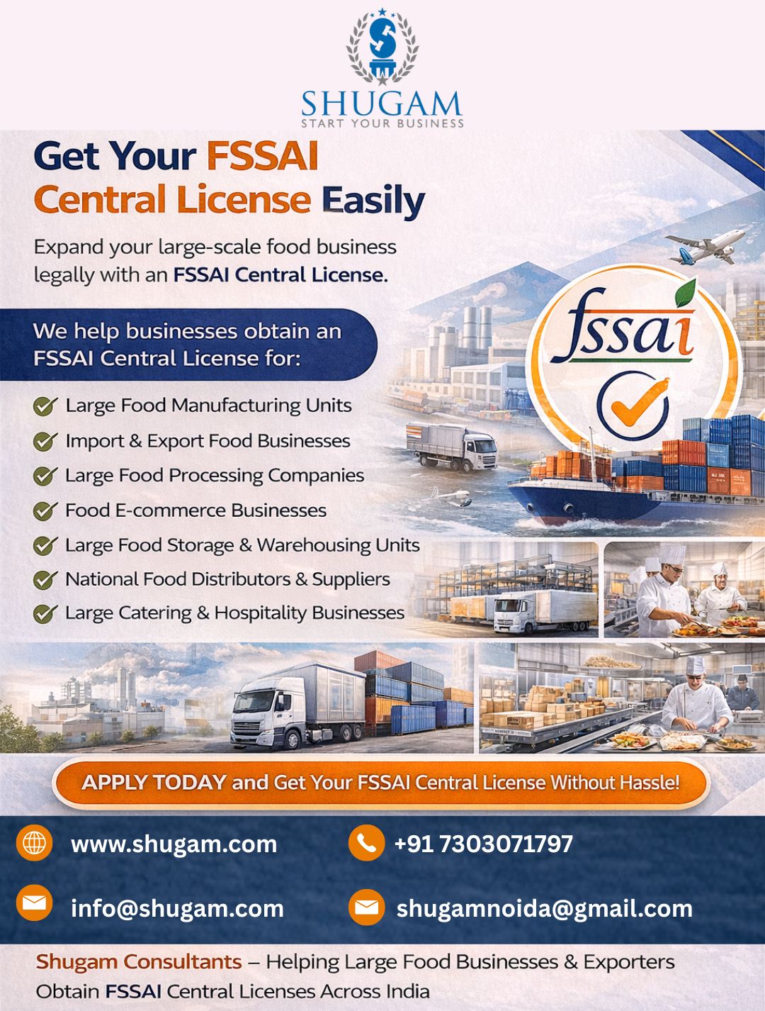 FSSAI Central License